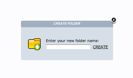 BULL Forms Colorado File Storage Create Folder
