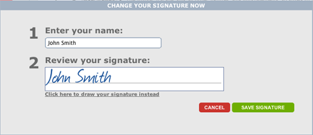 BULL Forms Colorado DORA Esignature Custom Signature