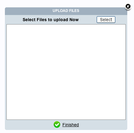 BULL Forms Colorado Upload Files Modal